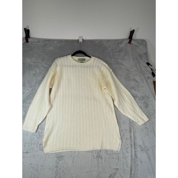 American Weekend womens Medium Vintage sweater office white - Picture 8 of 16
